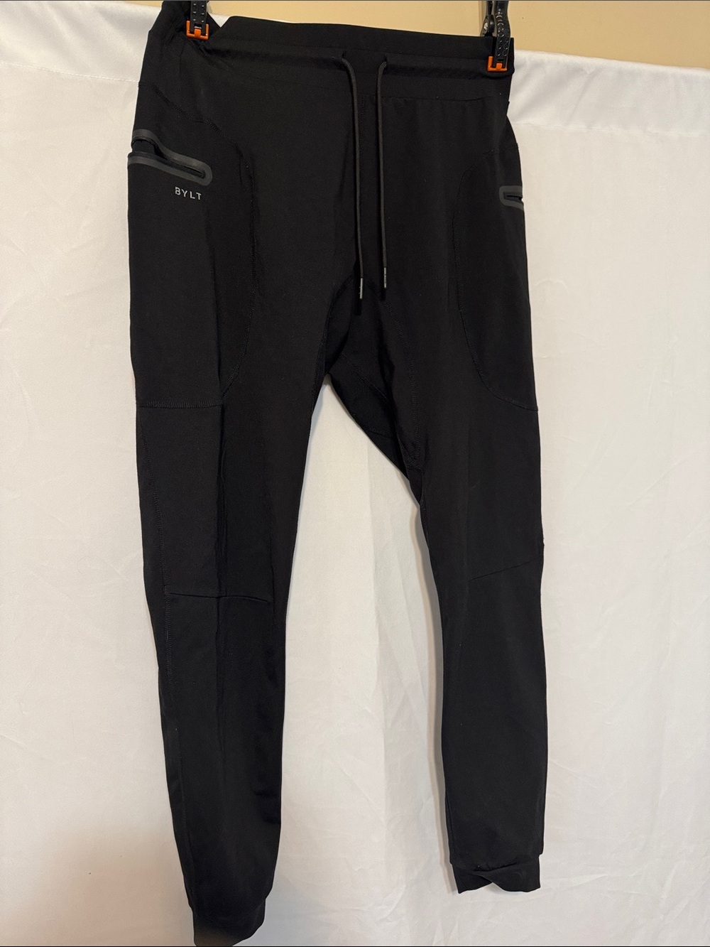 BYLT Basics Men’s Premium Joggers Black Performance Pants Size M